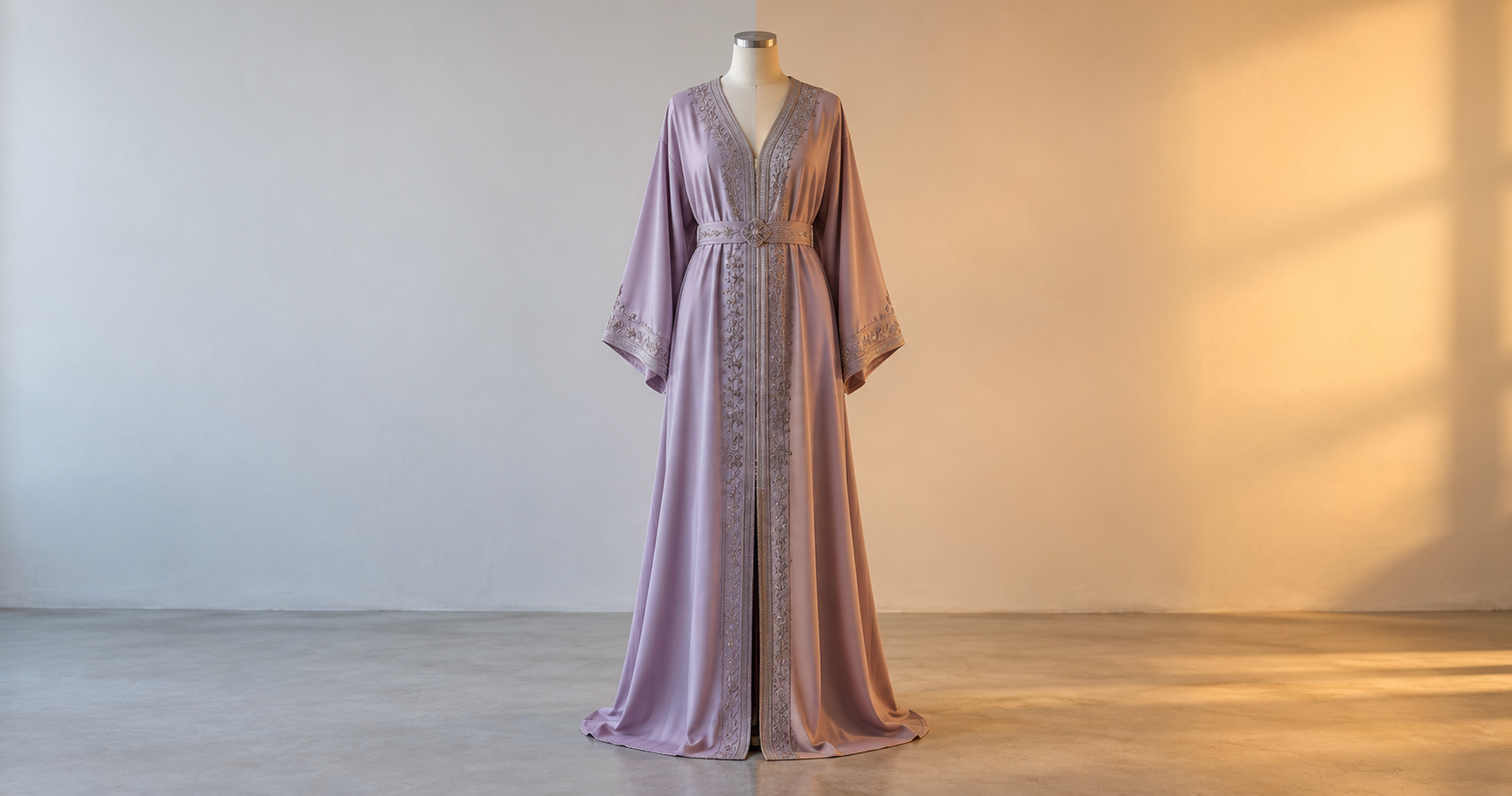 How Lighting and Screens Change Caftan Colours